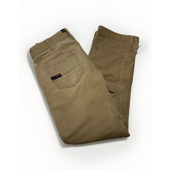 Ariat Other - Ariat Rebar M4 DuraStretch Pants Mens 30x32 Khaki Low Rise Boot DOUBLE KNEE Work